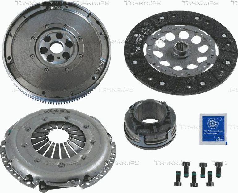 Сцепление (комплект) SACHS ZMS-модуль (двухмассовый маховик) для Audi A4 II (B6) 2000-2004. Артикул 2290 601 032