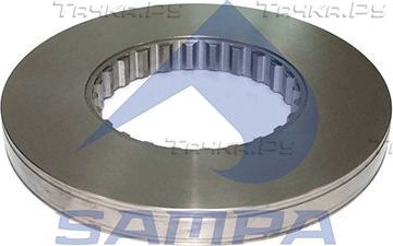 Тормозной диск Sampa передний для Volvo  FL6 1985-2000. Артикул 031.211