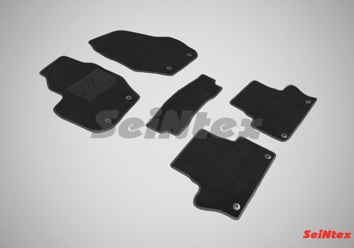 Коврики текстильные Seintex на нескользящей основе для салона Volvo XC60 I 2008-2017. Артикул 86280