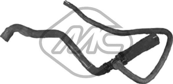 Патрубок радиатора (системы охлаждения) Metalcaucho верхний для Renault Clio II 1999-2003. Артикул 09164