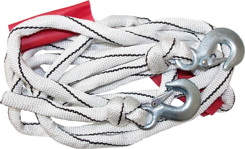 Трос Полярник веревка-капрон (3,5 тонн, 2 крюка, 5 метров, в сумке). Артикул 226-024