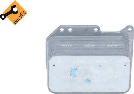 Радиатор масляный (маслоохладитель) для двигателя NRF (алюминий) для Renault Trafic II 2006-2014. Артикул 31334