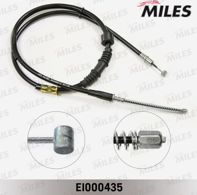 Трос ручника (тросик ручного тормоза) Miles. Артикул EI000435