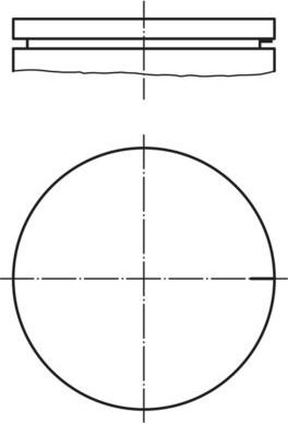 Поршневая група Mahle для Renault 19 I 1988-1992. Артикул 021 03 00