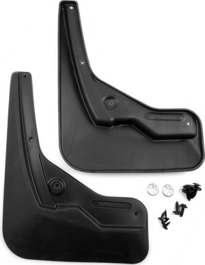 Брызговики Frosch (в пакете) передняя пара для Geely Tugella 2021-2025. Артикул NLF.AN0145.F13