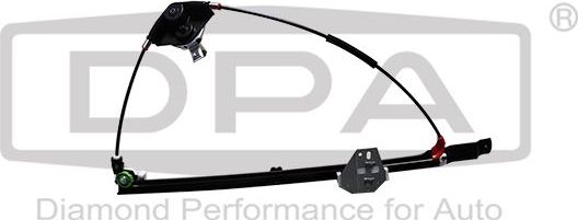 Стеклоподъемник DPA передний правый для Volkswagen Transporter T4 1990-2003. Артикул 88371811902