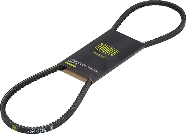 Приводной ремень клиновой Trialli (EPDM (Этилен-пропиленовый каучук)) для Isuzu Trooper II 1991-1998. Артикул AVX10X1025