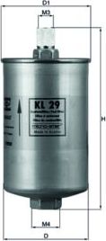 Топливный фильтр Mahle. Артикул KL 29