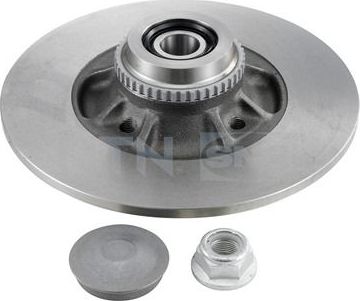 Тормозной диск NTN / SNR задний для Renault Clio II 2000-2013. Артикул KF155.104U