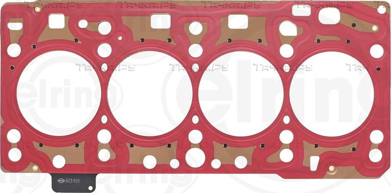 Прокладка ГБЦ Elring для Audi Q3 Sportback I (F3) 2019-2026. Артикул 823.931