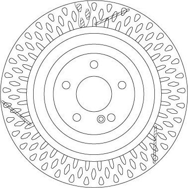 Тормозной диск TRW TRW SINGLE. Артикул DF6822S