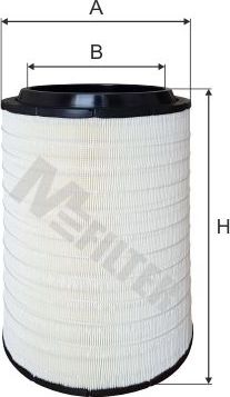 Воздушный фильтр MFilter. Артикул A 8019