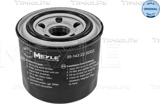 Масляный фильтр Meyle Original для Kia Rio II 2005-2011. Артикул 35-14 322 0002