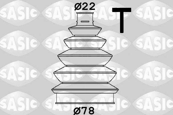Пыльник ШРУСа наружный Sasic (термопласт). Артикул 1900035