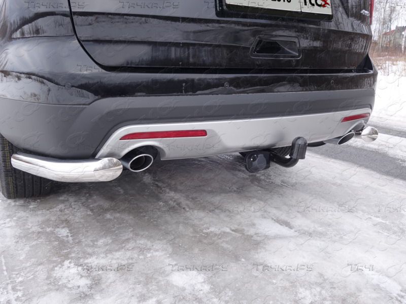 Фаркоп ТСС оцинкованный для Ford Explorer V 2016-2020. Артикул TCU00001