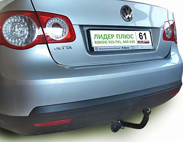 Фаркоп Лидер-Плюс для Volkswagen Jetta V седан 2005-2011. Артикул V105-A