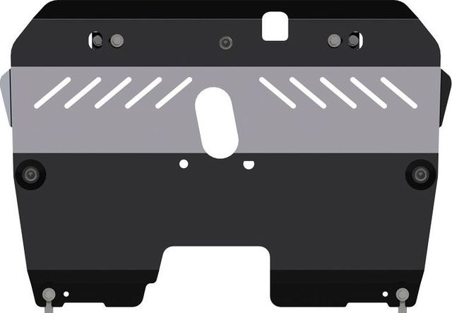 Защита Шериф (2,5 мм) для картера и КПП Ford Edge 2014-2021. Артикул 08.2496 V2