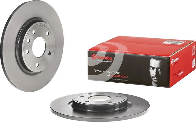 Тормозной диск Brembo PRIME LINE - UV Coated для Lancia Voyager 2011-2014. Артикул 08.N249.21