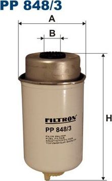 Топливный фильтр Filtron. Артикул PP 848/3