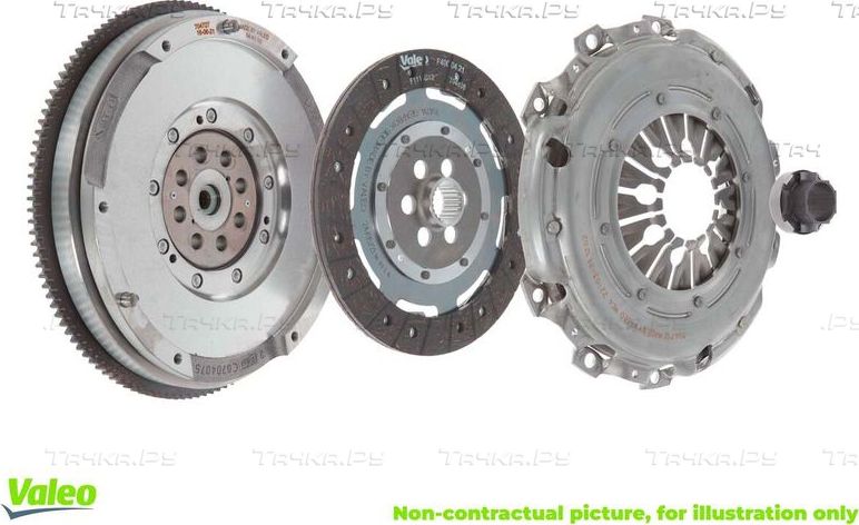 Сцепление (комплект) Valeo FULLPACK DMF with High Efficiency Clutch для Volkswagen Transporter T6 2015-2026. Артикул 837074