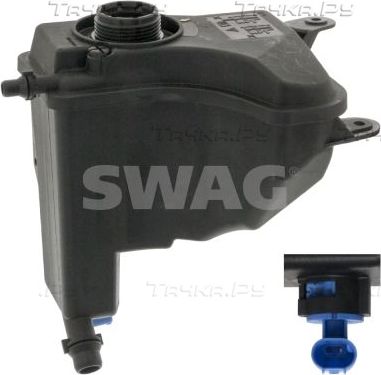 Расширительный бачок SWAG (полимерный материал) для BMW 1 I (E81/E82/E87/E88) 2004-2011. Артикул 20 94 9010
