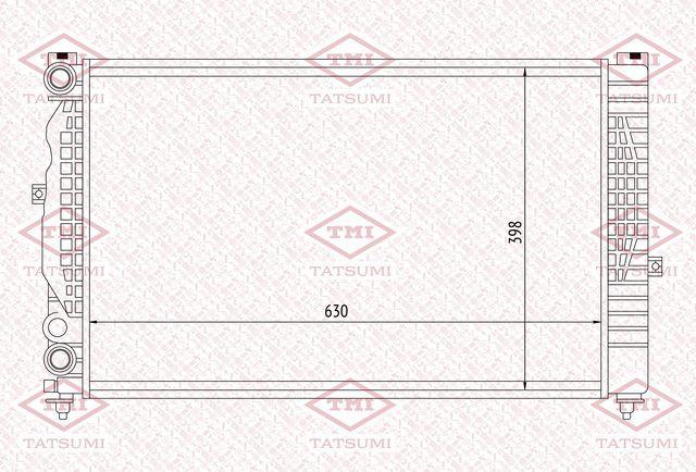 Радиатор охлаждения (Tatsumi). Артикул TGA1162
