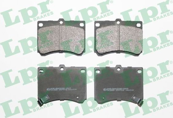 Тормозные колодки LPR. Артикул 05P510