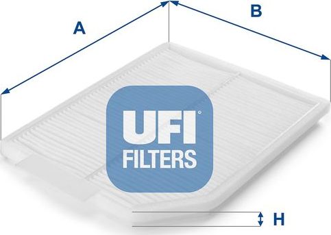 Салонный фильтр UFI. Артикул 53.018.00