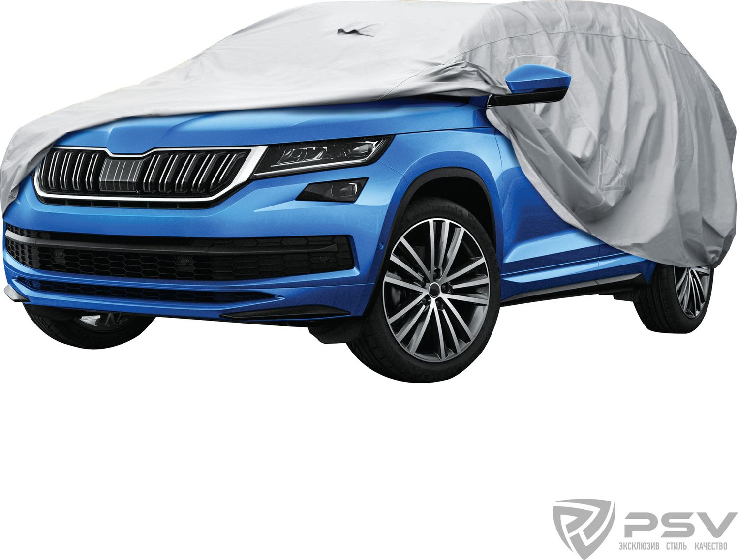 Тент автомобильный PSV модель 16 с молнией, размер C, 4х4. Артикул 132379