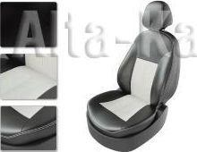 Чехлы CarFashion Classic на сидения для Great Wall G5 SUV 2001-2026, цвет Черный/Белый. Артикул 90002