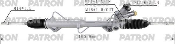 Рулевая рейка Patron для BMW 3 V (E90/E91/E92/E93) 2005-2013. Артикул PSG3068