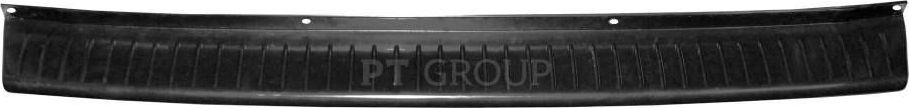 Накладка PT Group на задний бампер (черное тиснение) (ABS) для УАЗ Патриот 2014-2026. Артикул UZP111301