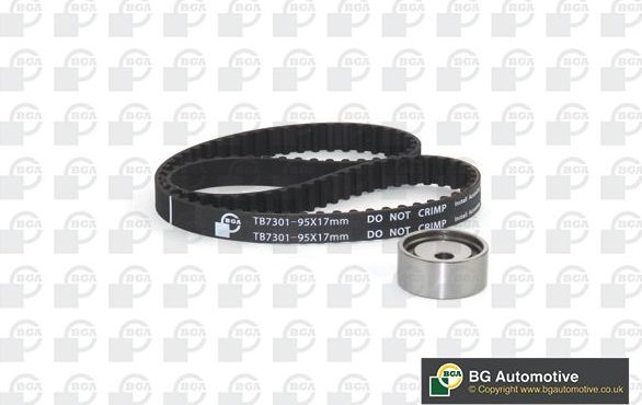 Ремень ГРМ с роликами (комплект) BGA. Артикул TB7301K
