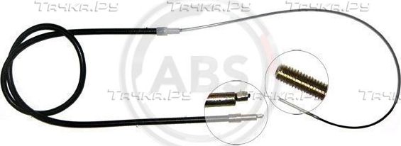 Трос ручника (тросик ручного тормоза) ABS. Артикул K16598