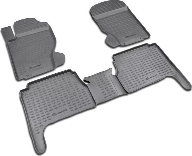 Коврики Element для салона Kia Sorento I 2003-2008 СЕРЫЕ. Артикул NLC.25.19.211