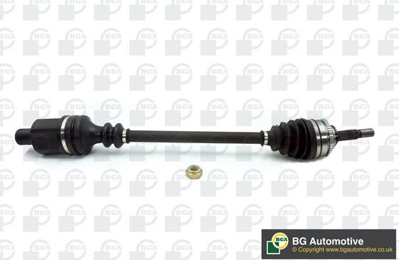 Полуось (привод в сборе, приводной вал) BGA передняя правая для Renault Scenic II 1999-2003. Артикул DS7302RA