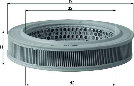 Воздушный фильтр Mahle. Артикул LX 552