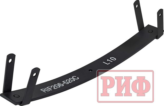 Лист 10 рессоры RIF206-525C РИФ для УАЗ Буханка 3741, 3909, 2206, 3962 1990-2026. Артикул RIF206-520C-L10