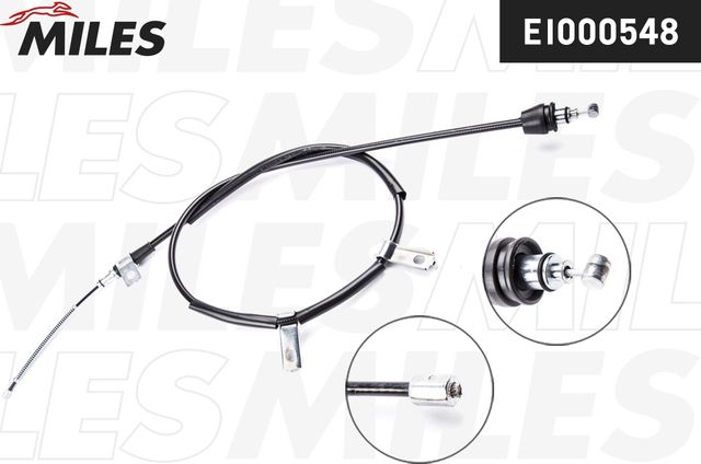 Трос ручника (тросик ручного тормоза) Miles. Артикул EI000548