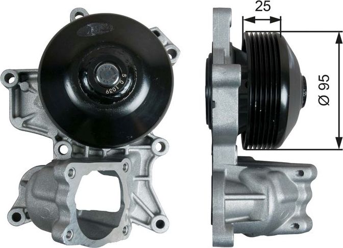 Помпа (водяной насос) Gates. Артикул WP0121