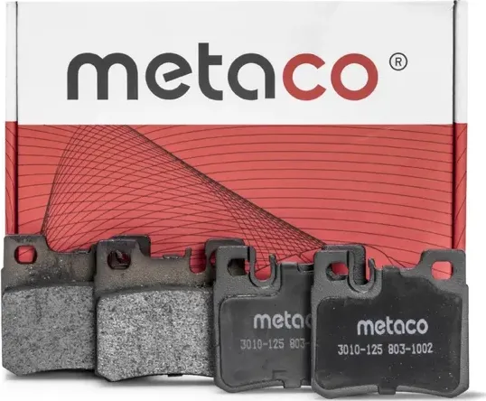 Колодки тормозные задние дисковые к-кт (Metaco) Metaco. Артикул 3010125