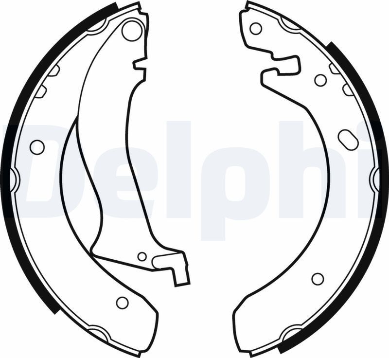 Тормозные колодки Delphi. Артикул LS1870