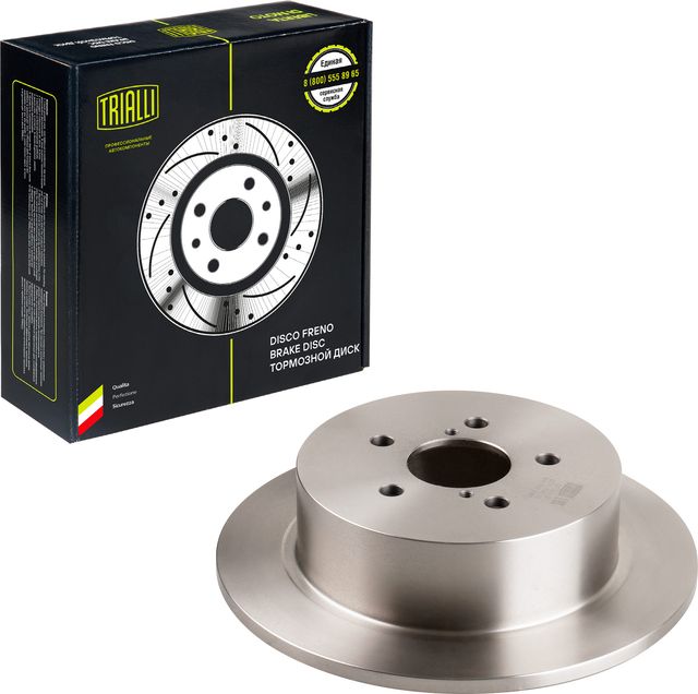 Тормозной диск Trialli задний для Subaru Outback III 2003-2009. Артикул DF 220109
