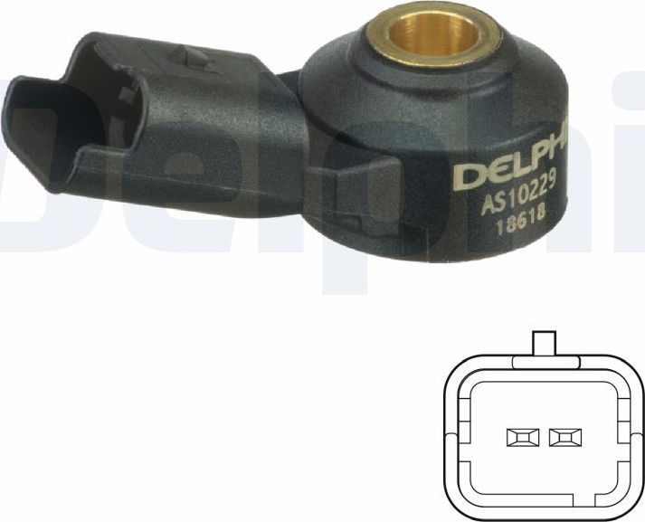 Датчик детонации Delphi. Артикул AS10229