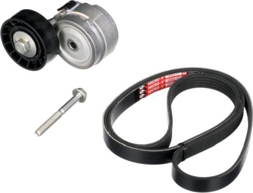 Приводной ремень поликлиновой с роликами (комплект) Gates Micro-V® для Fiat 124 Spider I 2016-2026. Артикул K015PK1270