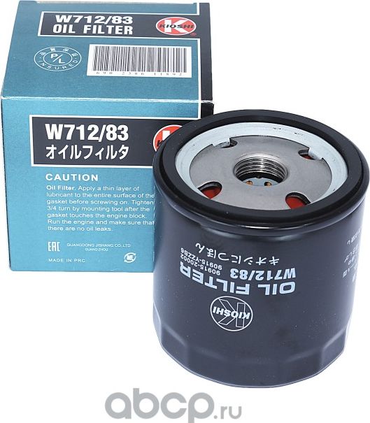 Фильтр масляный Kioshi W712/83, C-111 Kioshi. Артикул W71283