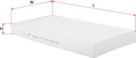 Салонный фильтр Sakura для Mercedes-Benz SLC I (R172) 2016-2026. Артикул CA-26100