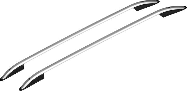 Рейлинги продольные Skyport для Toyota Land Cruiser Prado 150 2008-2021 СЕРЕБРИСТЫЕ. Артикул 35.SKP.07.08.G