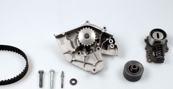 Помпа (водяной насос) с комплектом ремня ГРМ Hepu. Артикул PK08430