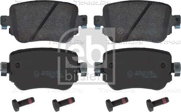 Тормозные колодки Febi Bilstein. Артикул 16912